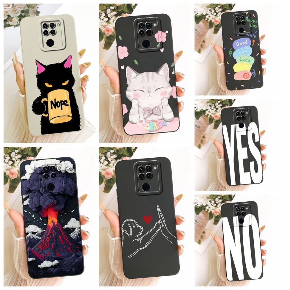 Ốp Lưng Cho Redmi Note 9 4G Vỏ Silicon Thời Trang Sang Trọng Kawaii Vỏ Điện Thoại Sơn Dễ Thương M200