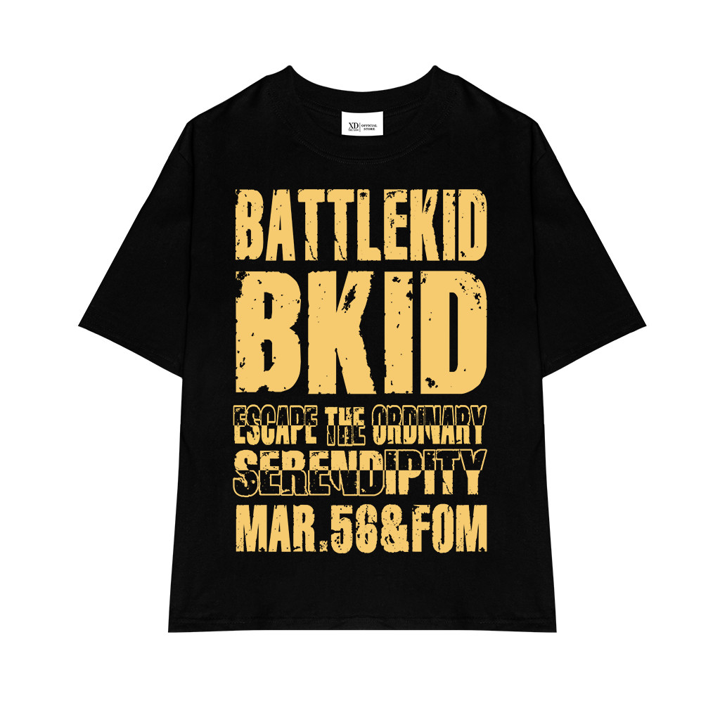 Áo Thun THE XIDE in hình BKID Chính Hãng Unisex Form Rộng Oversize Premium Cotton 100 270gsm