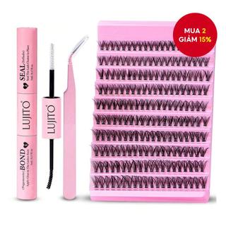  200 Miếng Cụm Mi Đơn Bộ Nối Mi D-Volume 8-16Mm Có Chất Dính Và Keo Dán 