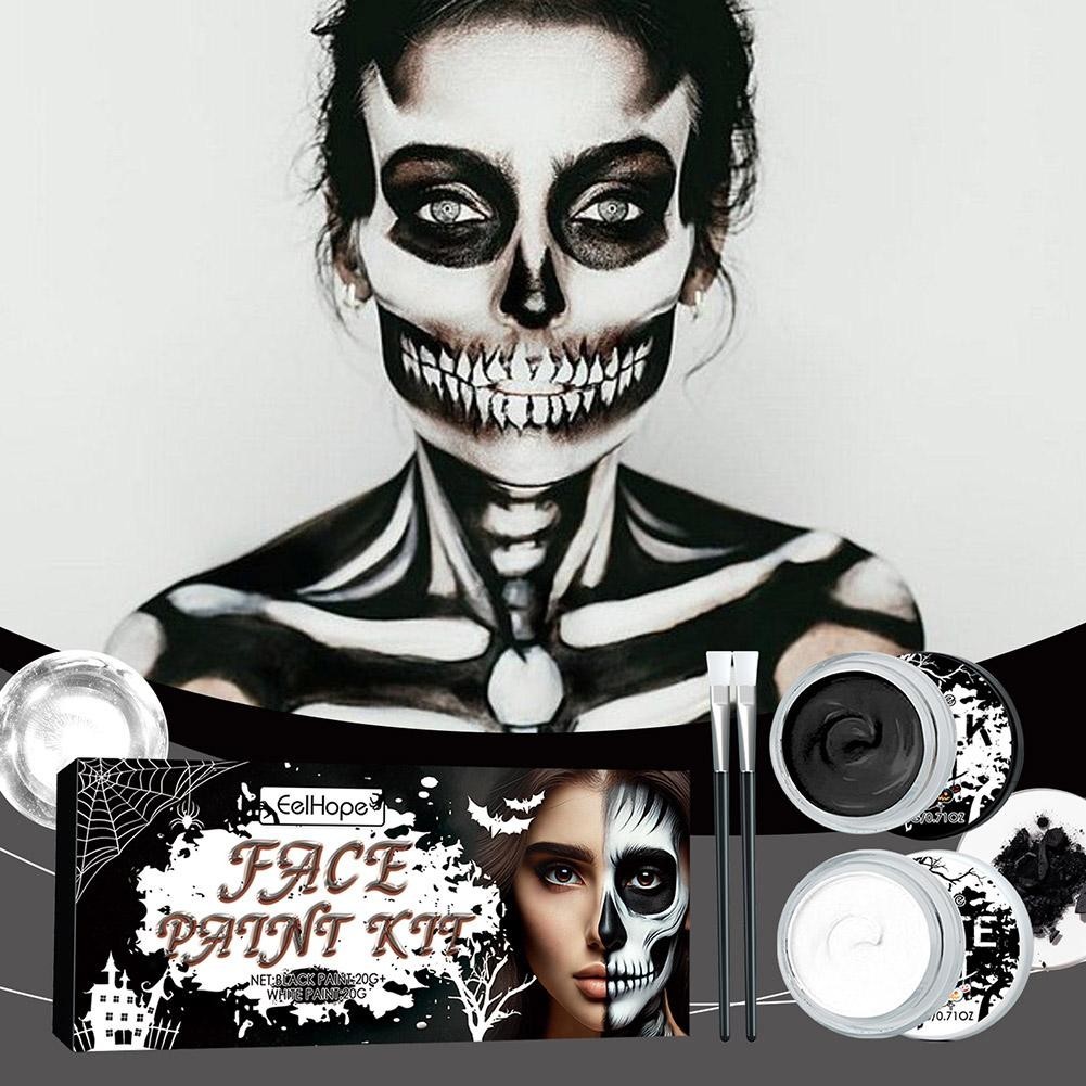 Halloween Body Painting Cosplay Face Body Paint Kit Kids Face Safe Painting I3g1
