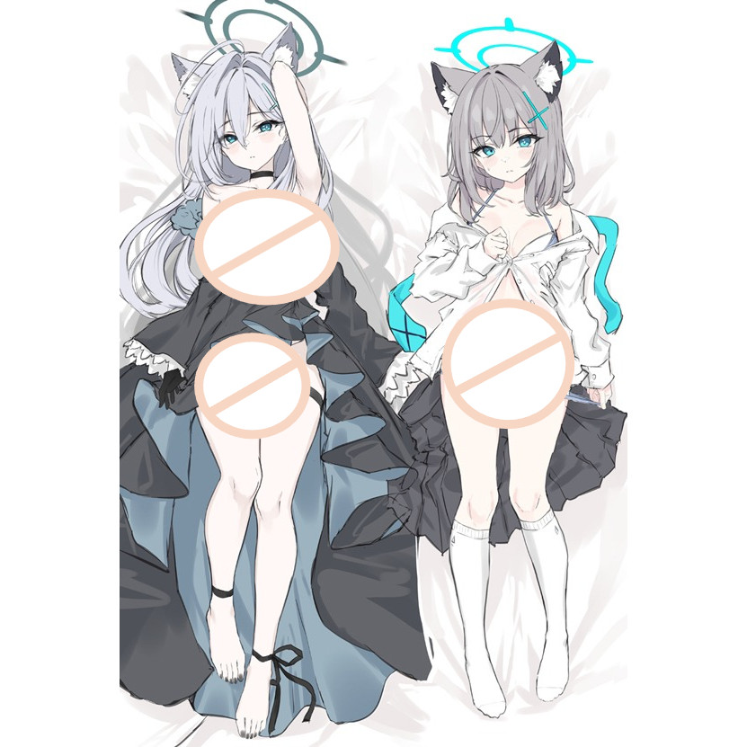 Dakimakura Blue Archive Sunaokami Shiroko Body Gối In Hai Mặt Anime Vỏ Gối