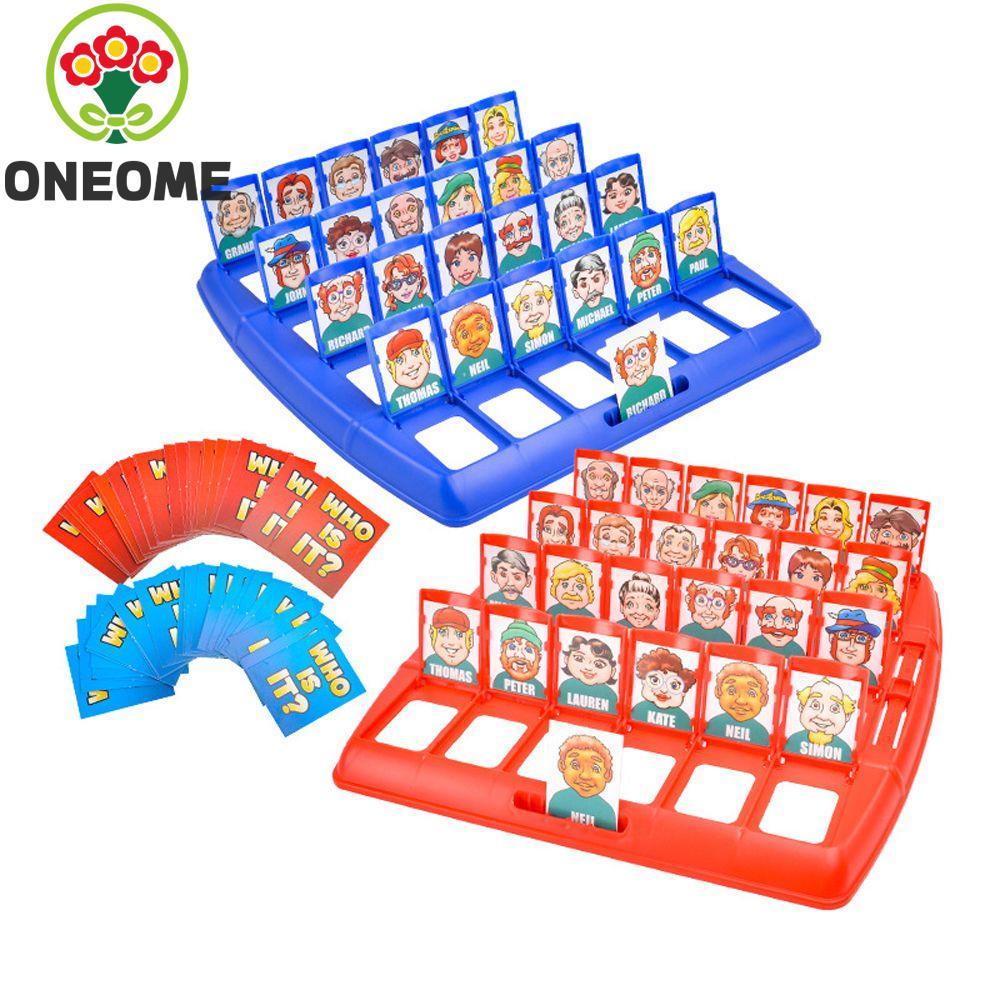 ONEOME Who Is It Board Game Giải trí Nhân vật để bàn / Động vật Đảng cổ điển Đồ chơi xếp hình ngộ ng