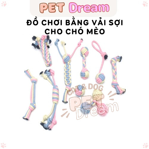 Đồ Chơi Dây Thừng Tết Cho Thú Cưng