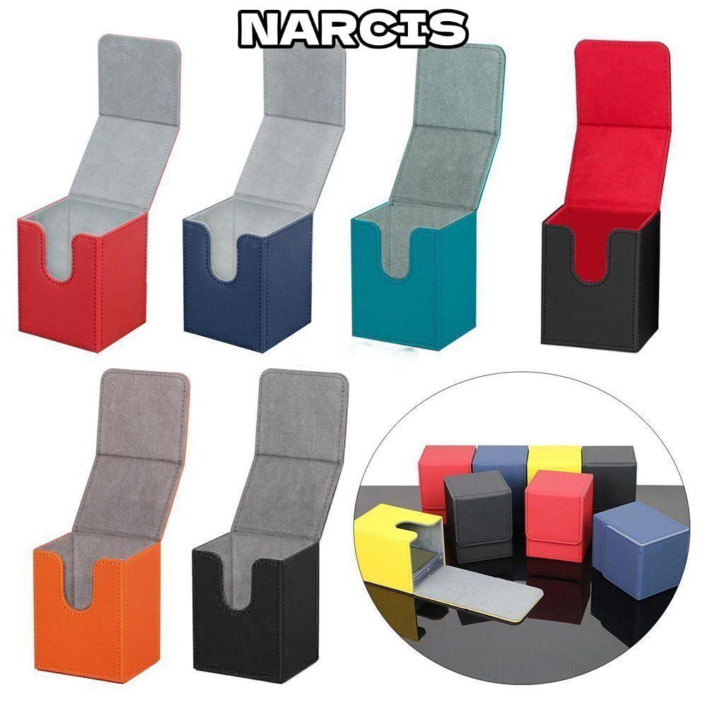 NARCIS Game MTG Trading Card Holder, Organizer PU Deck Box, Box Protectors Collectible Game Storage 