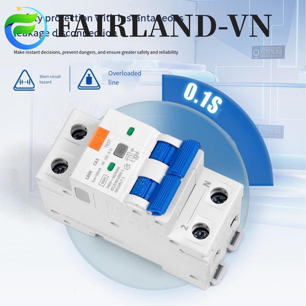 FI Circuit Breaker 6kA Breaking Capacity High-Resistance Material For AC Systems