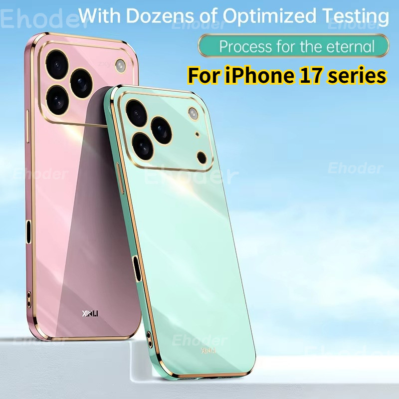 Ốp Lưng Cho iPhone 17 Pro Max 17Ari 4G 5G 2025 Mạ Silicon Mềm Ốp lưng i17 17Pro 17Promax 17 Ari Mịn 