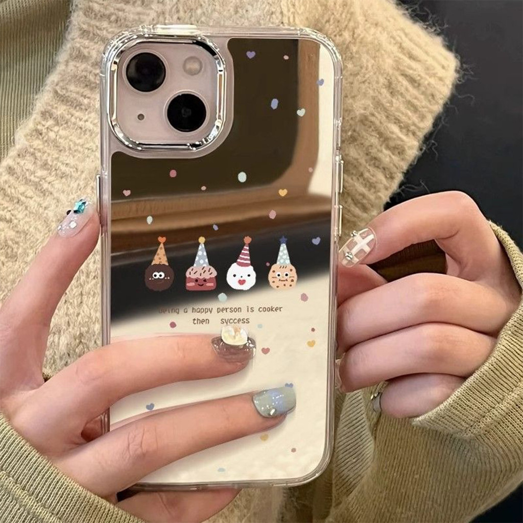 Applicable to Apple Mirror Case Mirror Phone Case Apple Makeup Mirror Phone Case Mirror Phone Case B