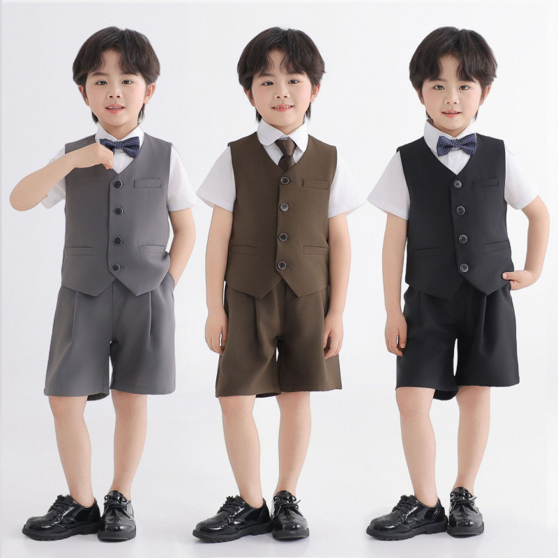 Bộ Vest bé trai 1-12 tuổi Bộ đồ biểu diễn cho trẻ em