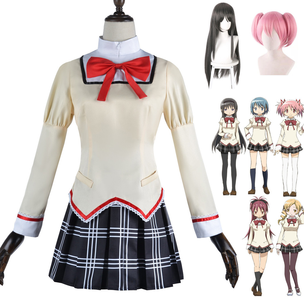 Cosplay Trang phục Cho Nhân vật Magic Girl Madoka, gồm Madoka, Homura, Mami, Miki, Sayaka và Kyoko -