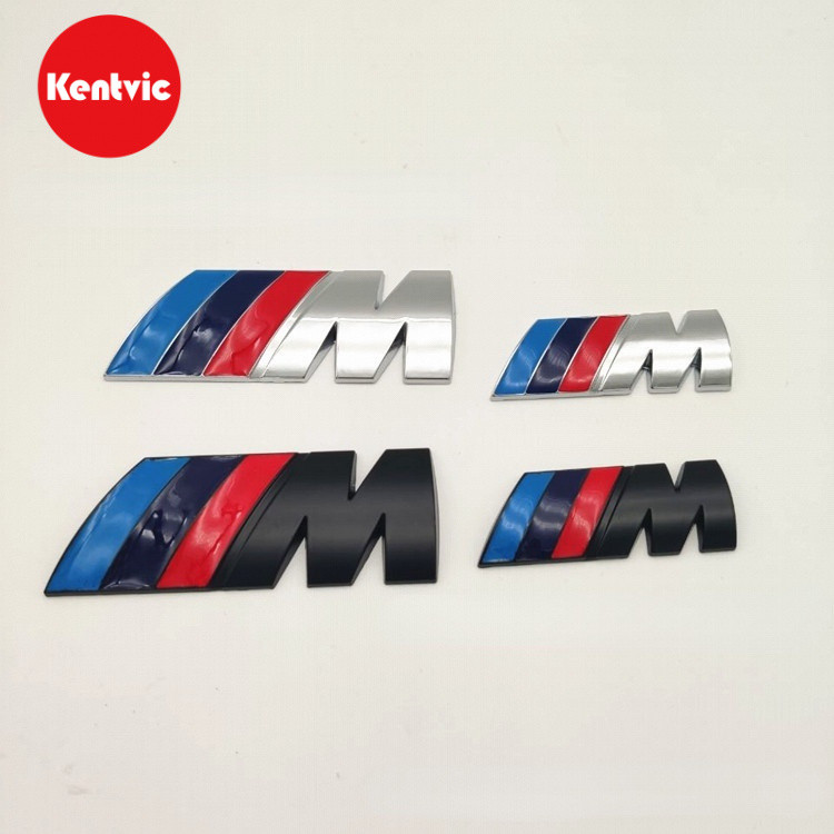 Thích Hợp Cho Xe BMW M Miếng Dán Logo 5 Series M3 M5 X1M X3M X6 Kim Loại Xe Biểu Tượng