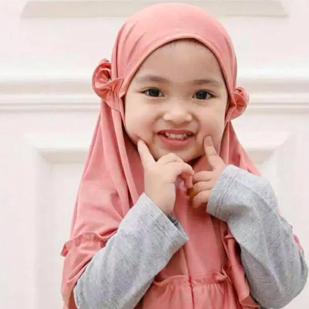 Bergo Hijab Trẻ Em Hijab Instant Hijab Trẻ Em Saila Bergo Hijab Trường Trẻ Em Hijab L5a3