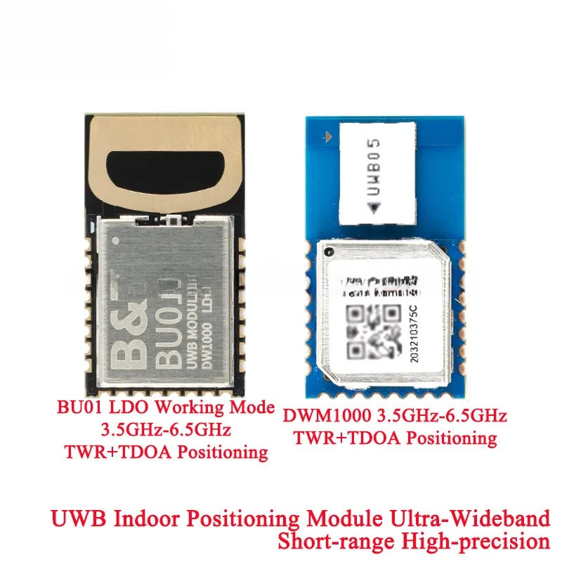 1-5 Cái DWM1000 BU01 UWB Mô-đun vị trí trong nhà DW1000 Mô-đun phạm vi siêu rộng có độ chính xác cao