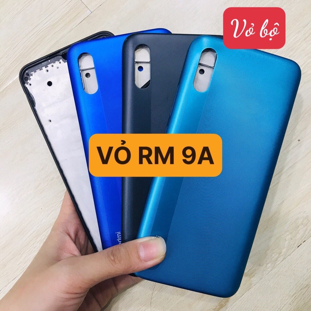 Lưng vỏ xiaomi redmi 9a- vỏ bộ - khung sườn - benzen - nắp lưng M2006C3LG, M2006C3LI, M2006C3LC, M20