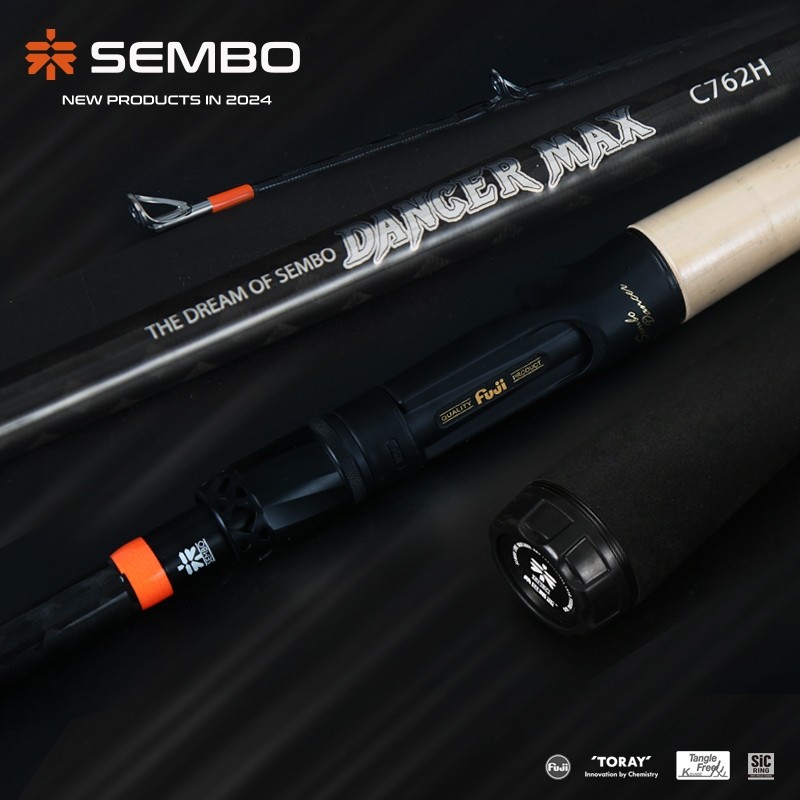 Cần máy ngang DANCER MAX SEMBOLURE câu cá lóc lóc bông cá chẽm độ cứng XXH/XH/H cần máy ngang lure c