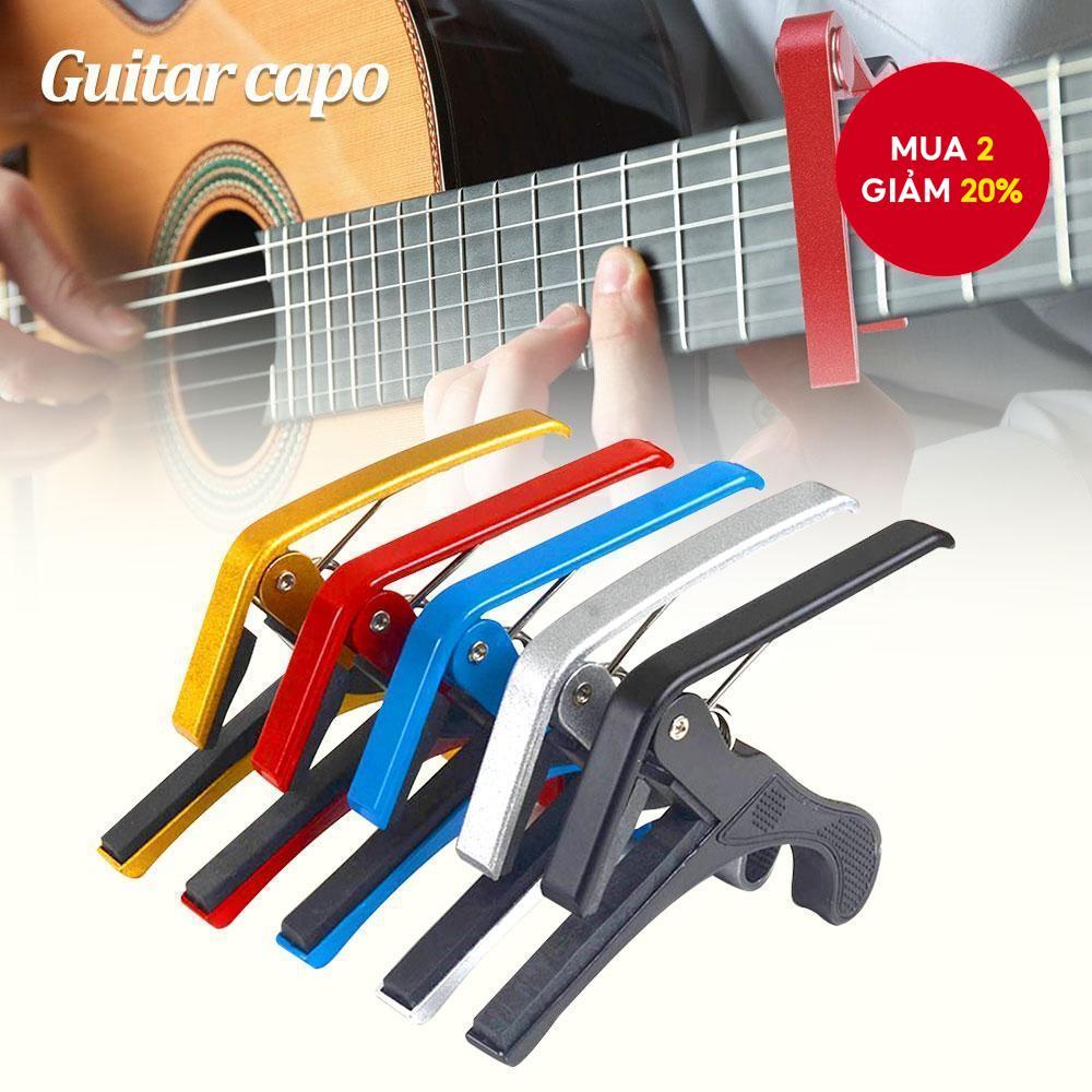 Hợp Kim Nhôm Đàn Guitar Capo Cho Acoustic Điện Bass Đàn Ukulele Kẹp Thay Đổi Nhanh