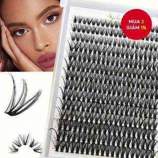  Bộ lông mi cá nhân LIMEIKAI 280 chiếc – 30D & 40D D Curl Lông mi chồn giả cho phần mở rộng DIY 