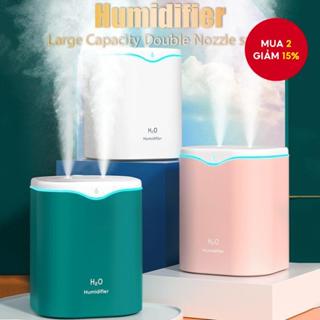 Máy tạo độ ẩm phun đôi giọt nước 2000ml Công suất lớn Nano Atomization Công nghệ mới