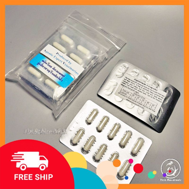 Viên Con Nhộng AQUARIUM-1 [ 1 viên] #nấmaqua #nấmaqua