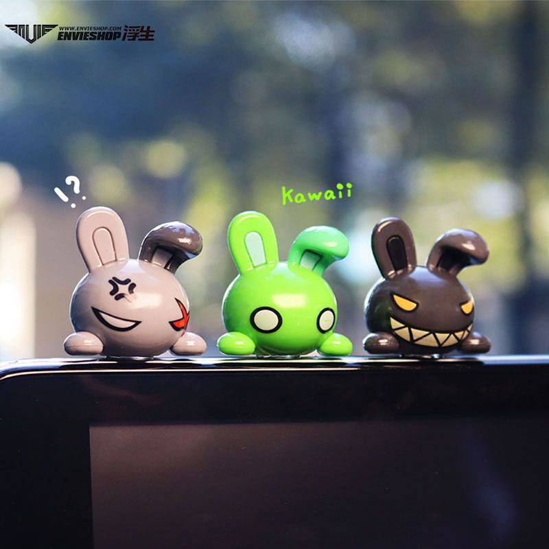 [Car Cartoon Decoration] Car Center Console Decoration Cute Lucky Rabbit Dashboard Decoration Displa