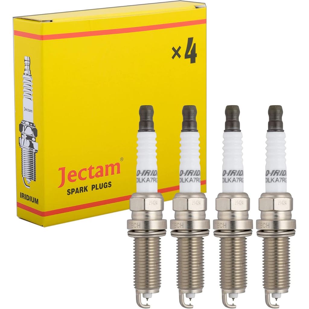 Bugi Iridium đôi 4 CÁI 12290-5A2-A01 DILKAR7G11GS Bugi thay thế ô tô Tương thích với 2013-2015 ILX 1