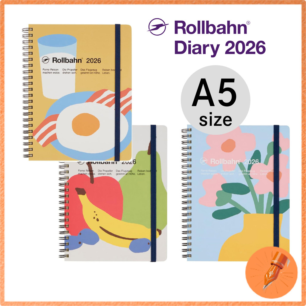 Delfonics Planner 2026/ Rollbahn Diary Piece A5 Monthly Planner