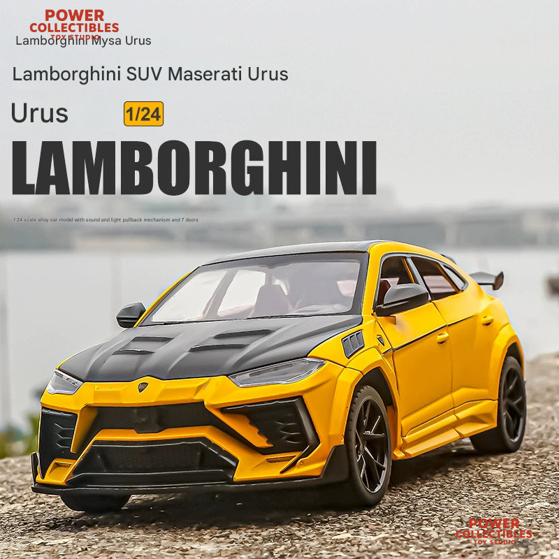 Mẫu xe hợp kim Lamborghini Urus 1: 24 - Đồ chơi SUV Diecast có âm thanh & ánh sáng, sưu tập dành cho