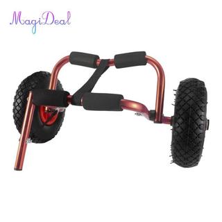 MagiDeal Kayak xe kéo gấp hợp kim nhôm 10 inch, bánh xe chắc chắn, thiết kế di động, dùng cho tàu hàng hải