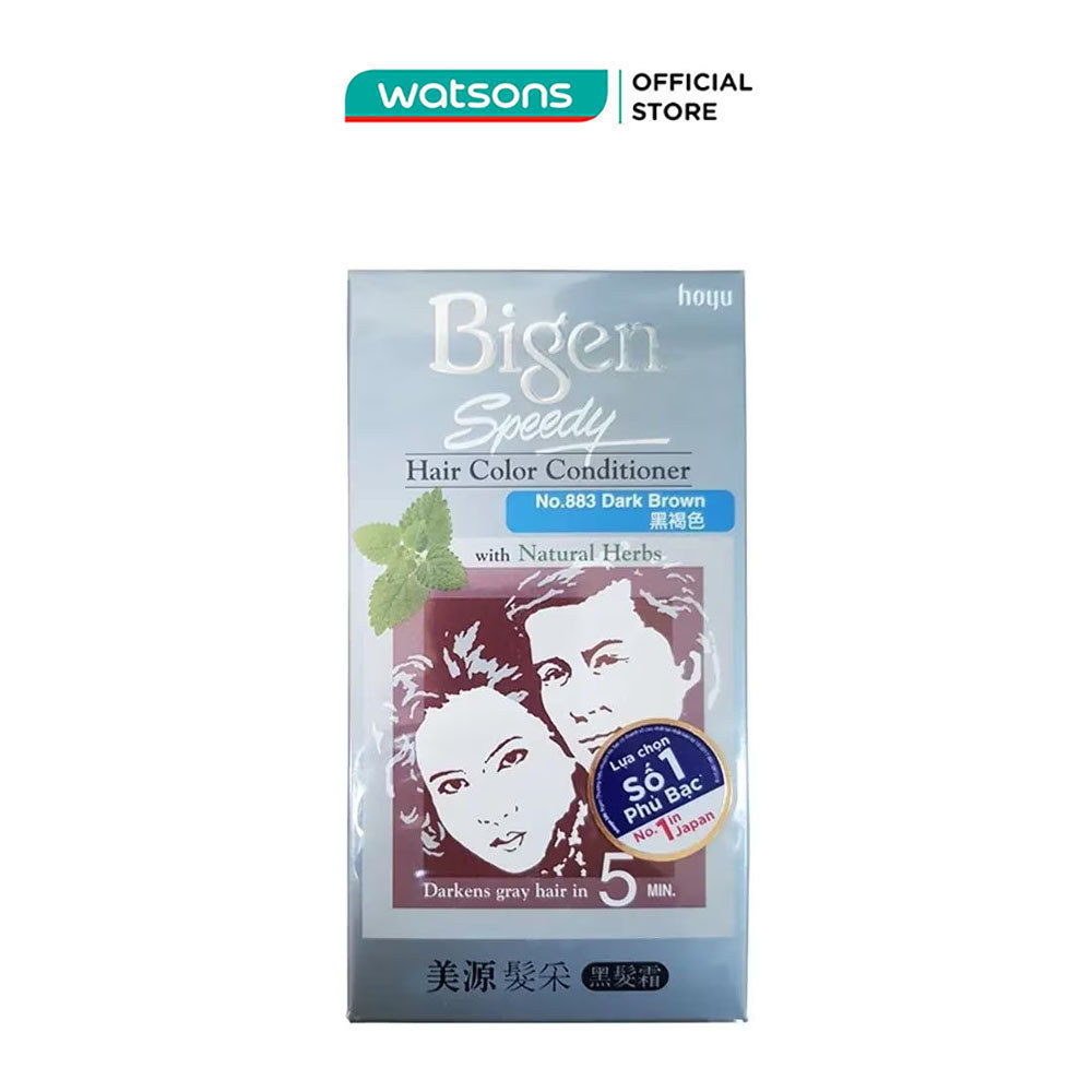 Kem Nhuộm Tóc Bigen 80g .# 883 Nâu Sẫm