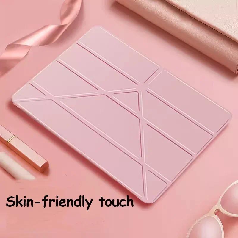 Ốp Da TPU Cho Samsung Galaxy Tab A11 8.7 A11 Plus 11inch Tab A9 Plus 11inch Y-Fold Stand Tablet Cove