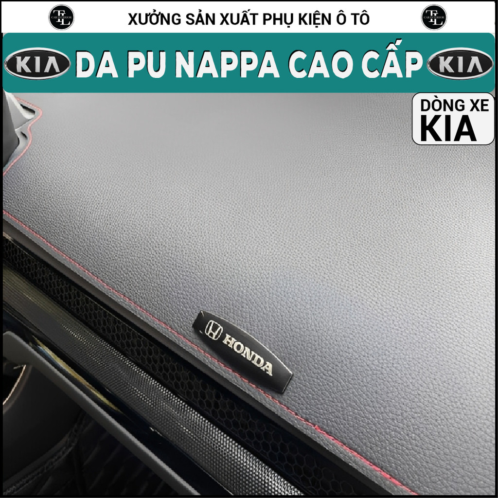 Thảm Taplo Da Pu Nappa KIA CAREN, CARNIVAL