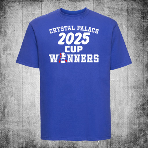 W6YN 2025 quế cho bạn bè Dành cho người hâm mộ Crystal Palace Áo thun Người chiến thắng Final 2025 C
