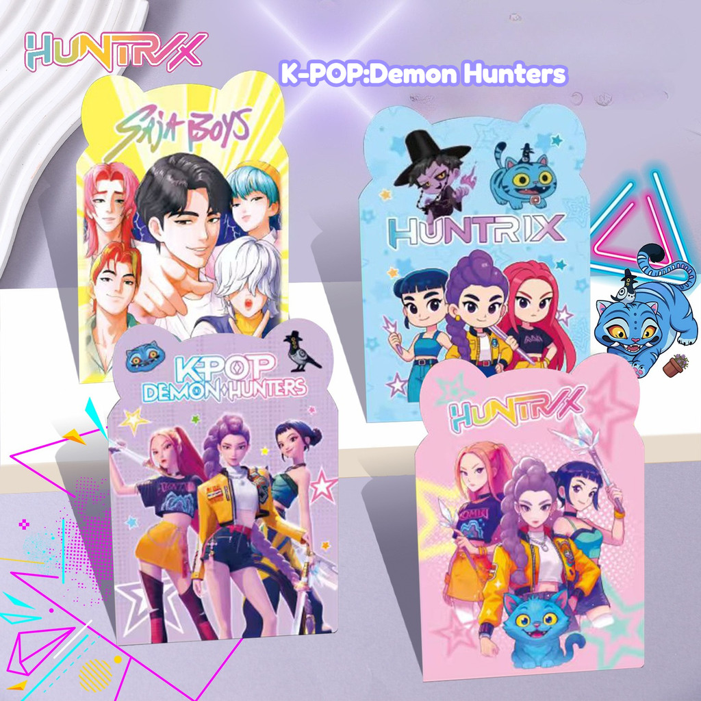 1 Cái K-POP: Demon Hunters Mini Alien Notebook Học Sinh Di Động A7 Notebook