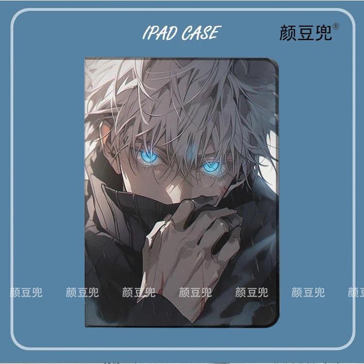 Jujutsu Kaisen Gojo Satoru Ốp Lưng iPad 10.2 8th Air 4 5 Mini 5 6 Ốp Lưng Silicon Sang Trọng Cho iPa