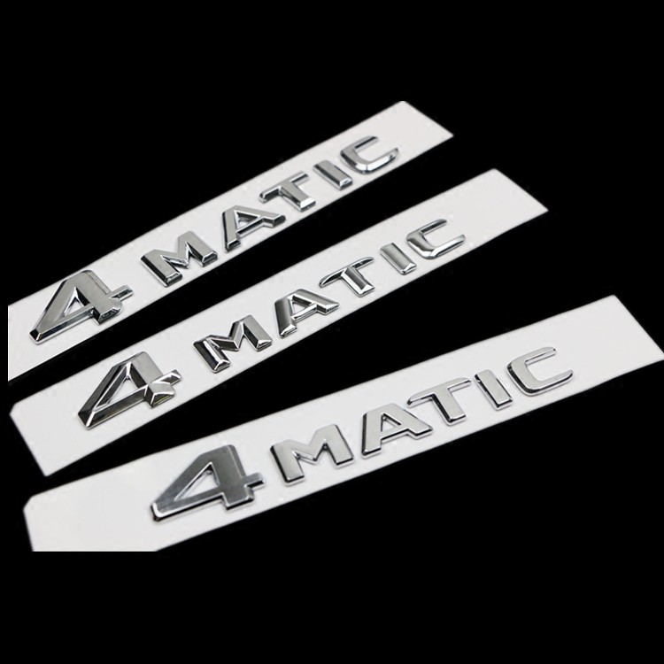 Mới Cũ Mercedes-Benz 4MATIC Logo Ô Tô Word Logo Cũ Mercedes-Benz Bốn Bánh Drive Logo Mercedes