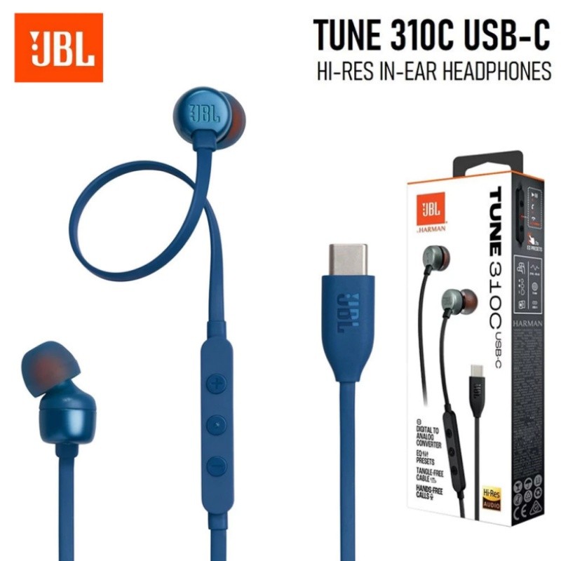 Tai nghe nhét tai Hi-Res có dây JBL Tune 310C USB-C