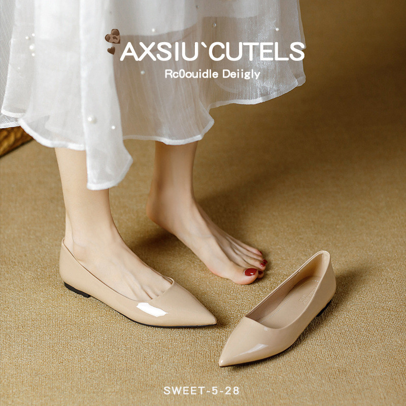 Fuxing Nữ Nông Miệng Đi Làm Giày Tất Cả Trận Đấu Giày Đế Bằng Fuxing Nữ Nông Miệng Đi Làm Giày Tất C