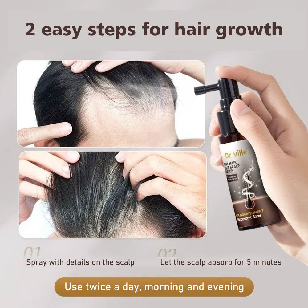 Dr.ville Hair Tonic Hair Growth Serum Anti Hair Loss Treatment Promote Hair Growth