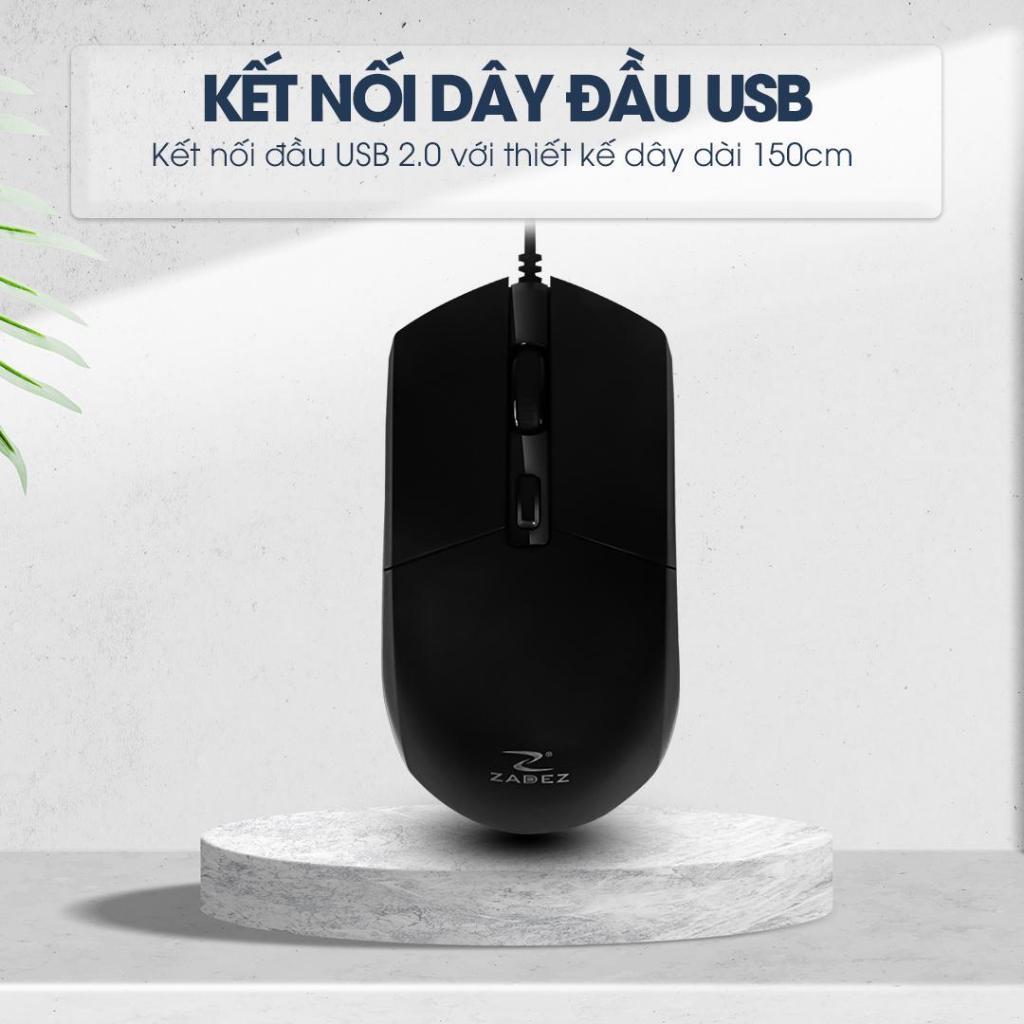 Chuột Có Dây ZADEZ M-121B - Bền bỉ, 1000DPI Chính Xác, Thiết Kế Ergonomic | BigBuy360 - bigbuy360.vn