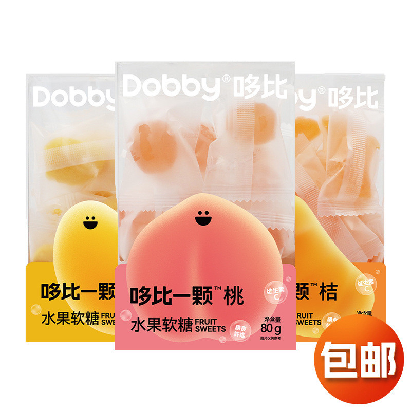 Dobby Dobby Một Kẹo Nước Trái Cây Thạch Xoài Cam Đào Đam Mê Hương Trái Cây Kẹo Thông Thường Đồ Ăn Nh