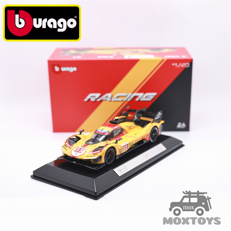 Bburago 1: 43 499P Vàng 12 #83 Xe đua Le Mans Diecast
