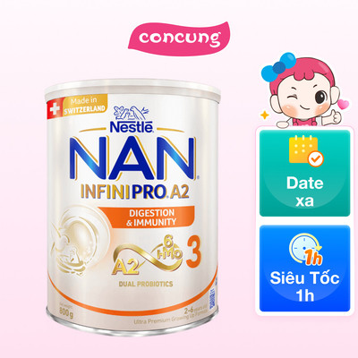 SPDDCT Nestlé NAN InfiniPro A2 3 800g (2-6 tuổi) (6HMO)