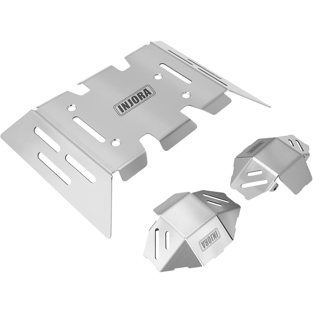 INJORA Khung gầm bằng thép không gỉ Armor Tấm bảo vệ trục cho trục 1 / 8 AXP8 Gilamon 2.2
