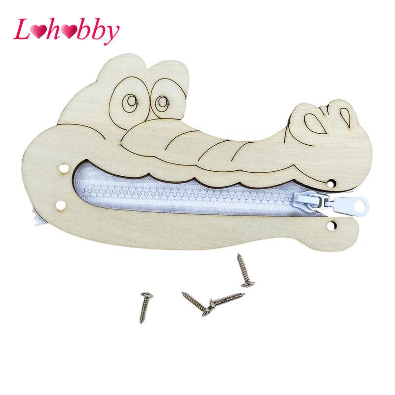 Lohobby amart2010 Bảng bận rộn Chất liệu DIY Giáo dục sớm Đồ chơi thủ công bằng gỗ cho