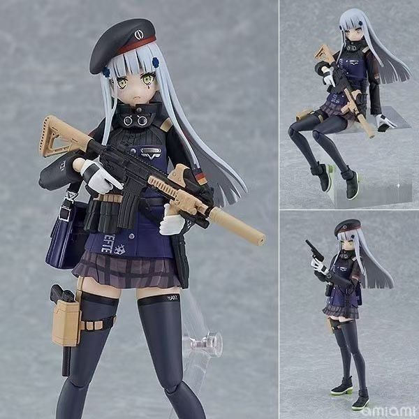 Figma 573 Girls Frontline HK416 Mô hình trang trí búp bê văn phòng di động Anime