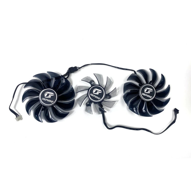 3 85MM 75MM 4PIN PVA080E12R iGame RTX2080 2070 2060 1660 Quạt GPU nâng cao cho nhiều màu sắc RTX2080