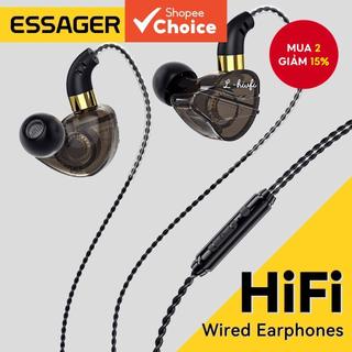  Essager Tai Nghe Có Dây 3.5 Mm Loại C Chip Kỹ Thuật Số Trong Tai Tai Tai Nghe Điều Khiển Dây Có Mic Cho iPhone 15 Android Samsung 