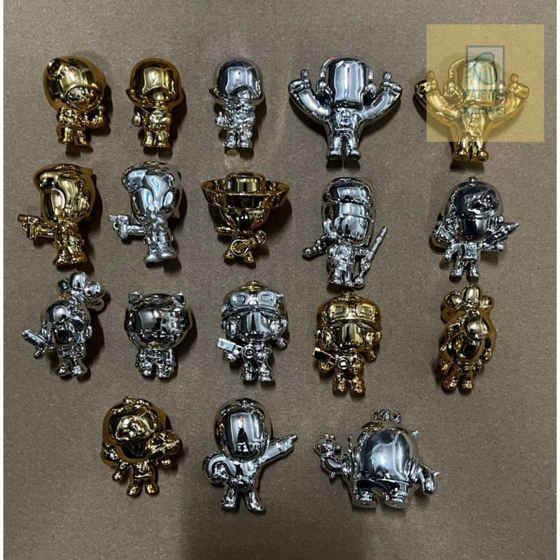 DIY Line Friends X Brawl Stars Đồ chơi mô hình Spike Black Crow Colt Mortis Quà tặng sinh nhật cho t