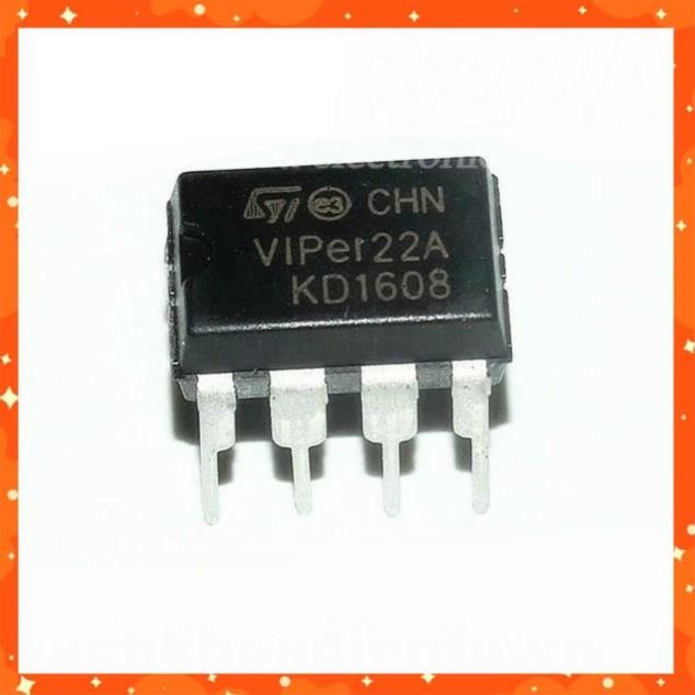 IC Nguồn Viper22A 20W DIP8 - IC Nguồn Bếp Từ - Hàng Mới Chất Lượng Cao