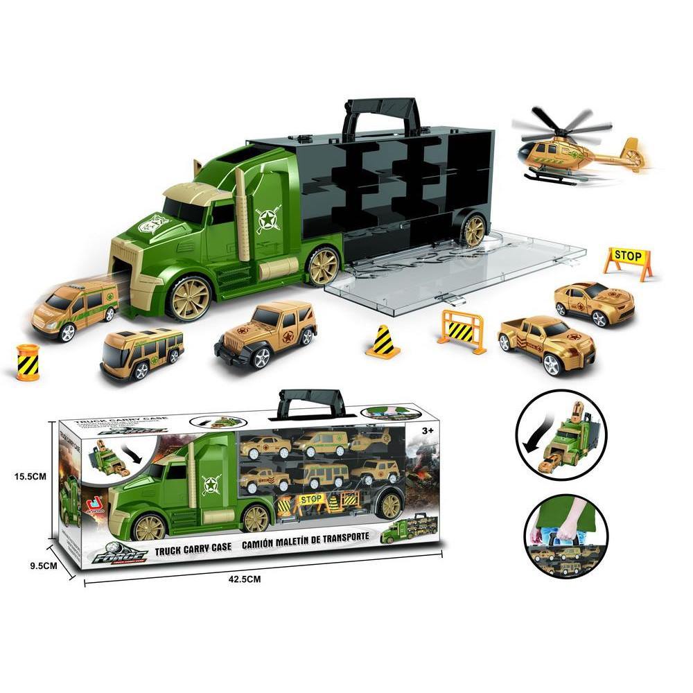 Đồ chơi mô hình xe ô tô chuyên chở quân sự - TOYSTAR - 666-05K