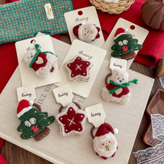  Kẹp Tóc Giáng Sinh Ông Già Noel Cây Giáng Sinh Phụ Kiện Tóc 